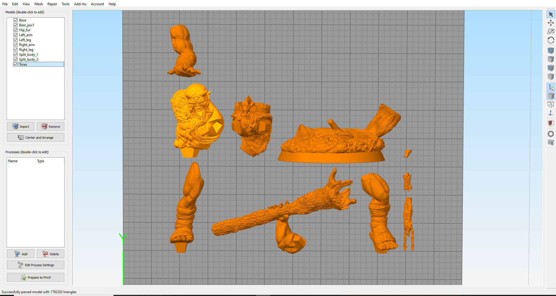 Giant Cyclops concept  miniature by creative geek MB 3D print model_6