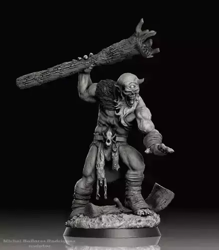 Giant Cyclops concept  miniature by creative geek MB 3D print model