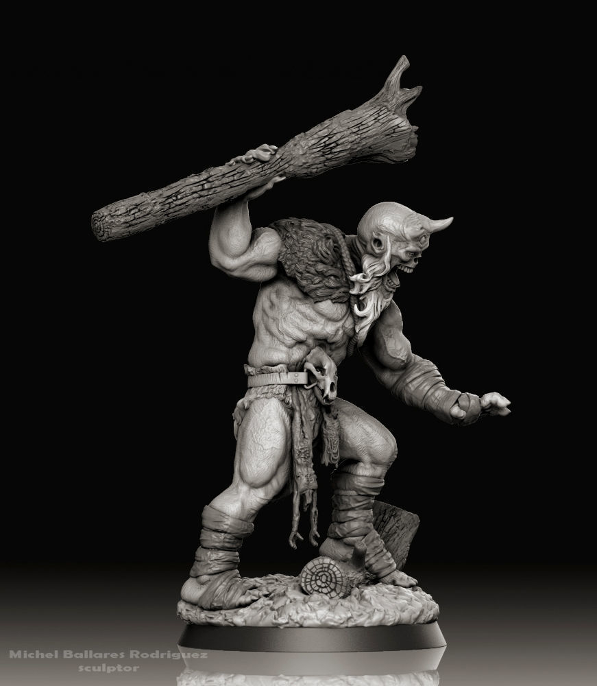 Giant Cyclops concept  miniature by creative geek MB 3D print model_4