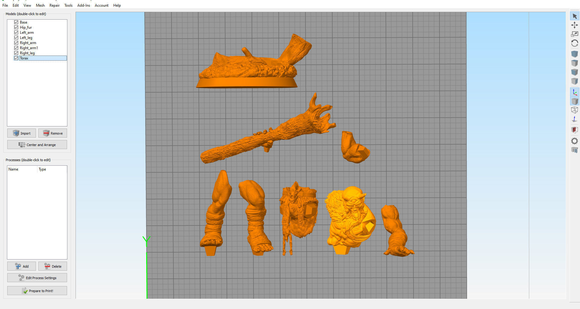 Giant Cyclops concept  miniature by creative geek MB 3D print model_8