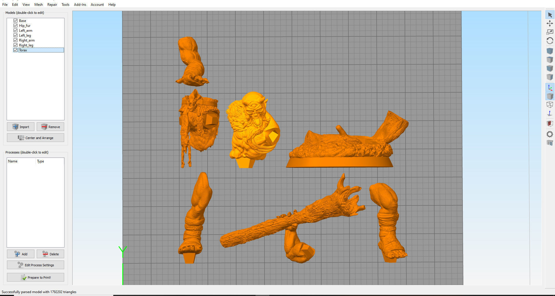 Giant Cyclops concept  miniature by creative geek MB 3D print model_7