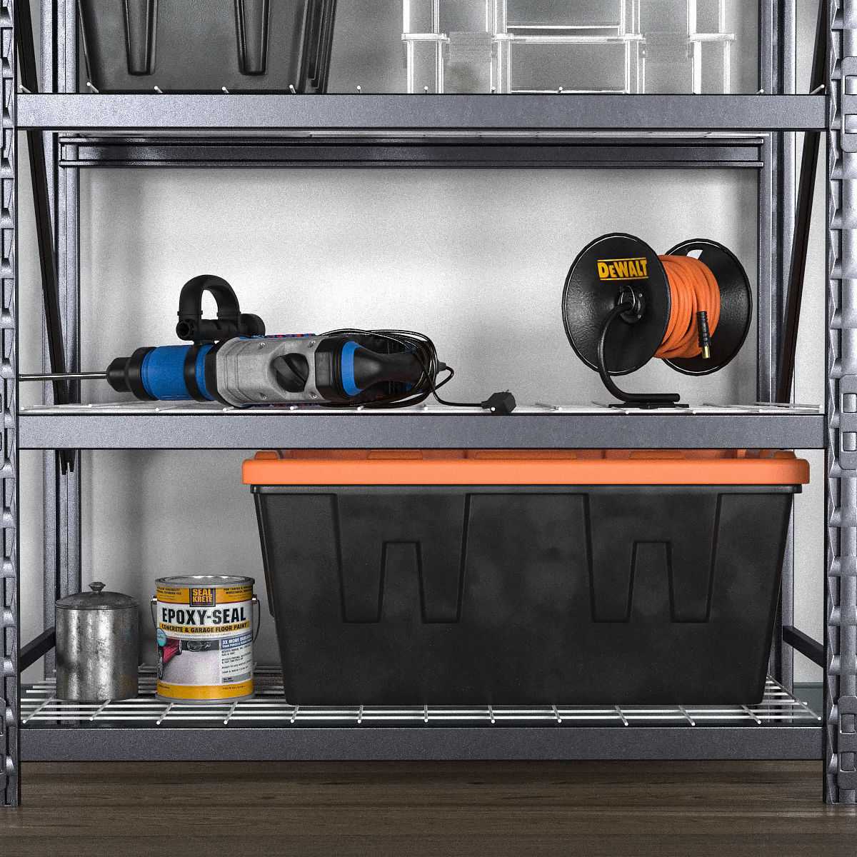 garage tools set 13 Low-poly 3D model_5