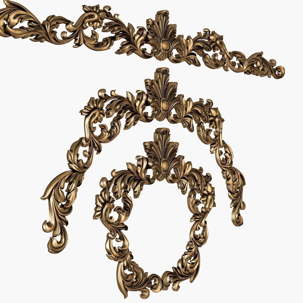 Decor for cnc 3D model_1