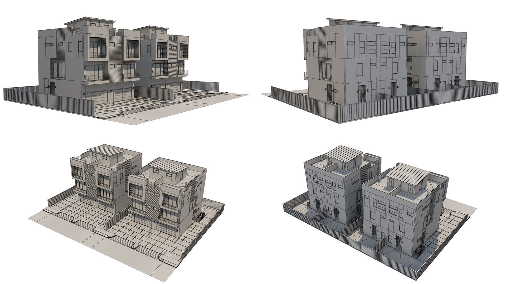 Modern House 10 3D model_9