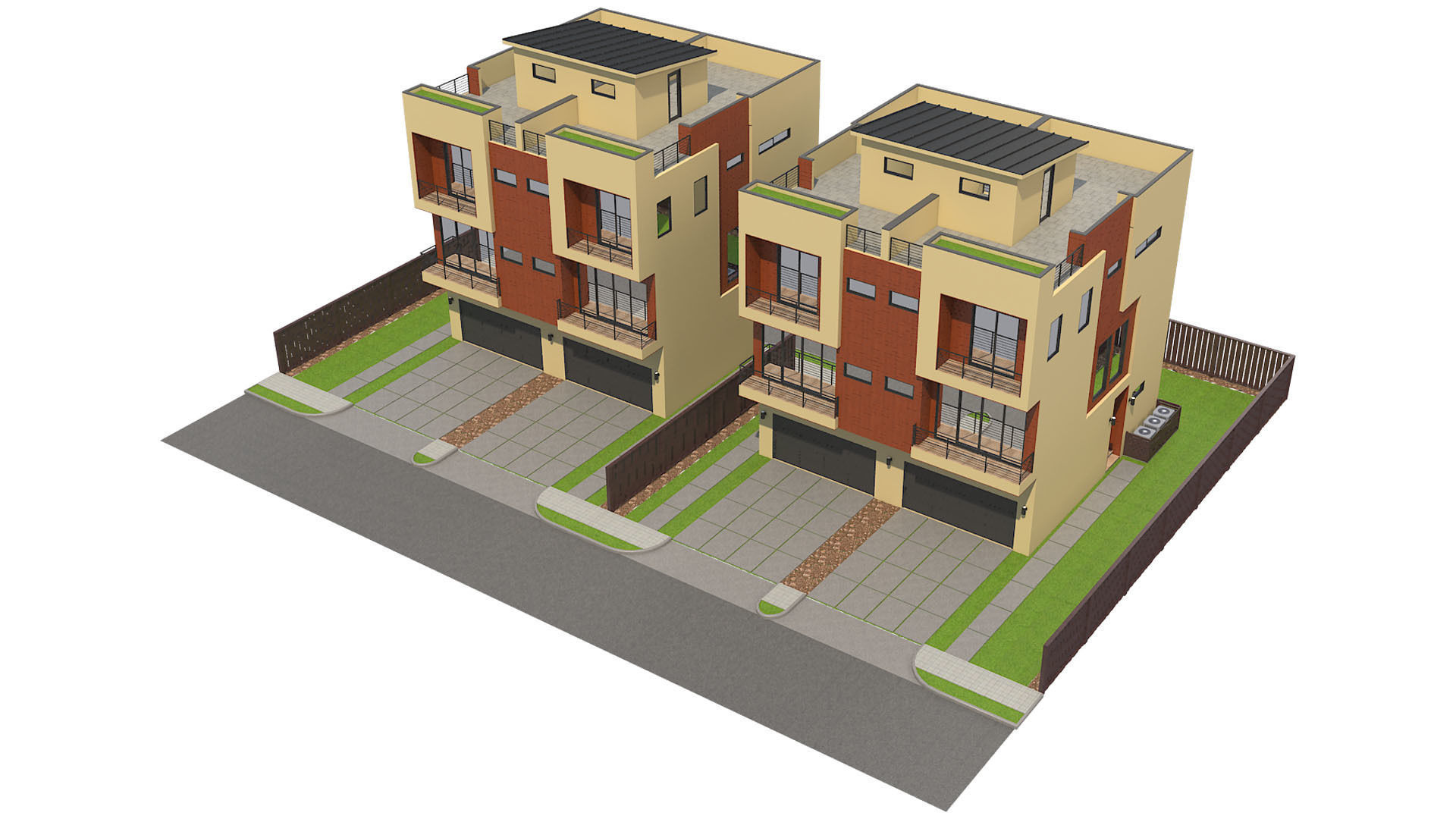 Modern House 10 3D model_16