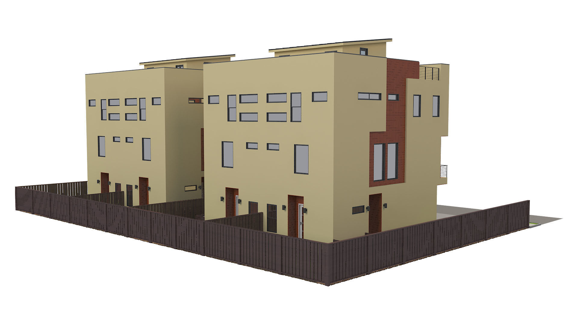 Modern House 10 3D model_15