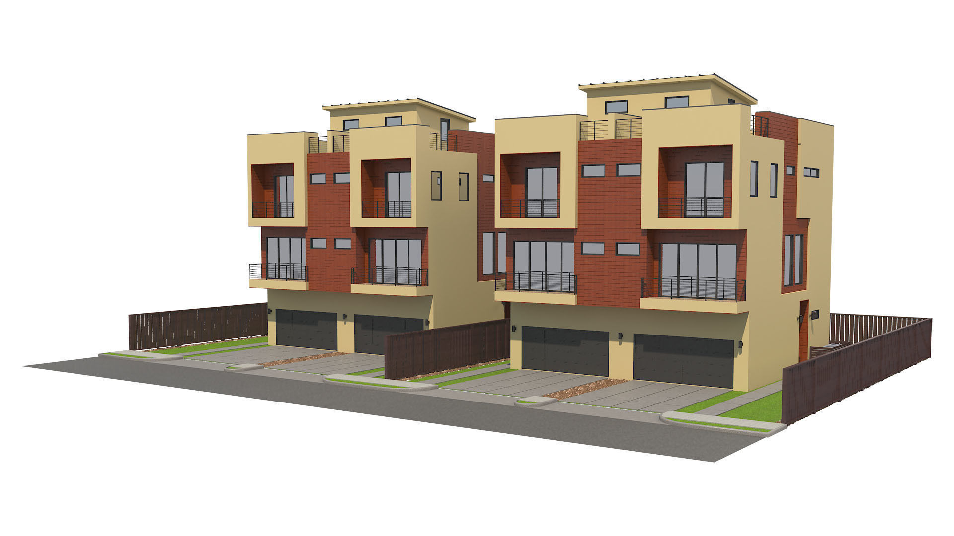 Modern House 10 3D model_13