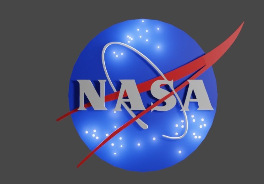 3d Logo of NASA