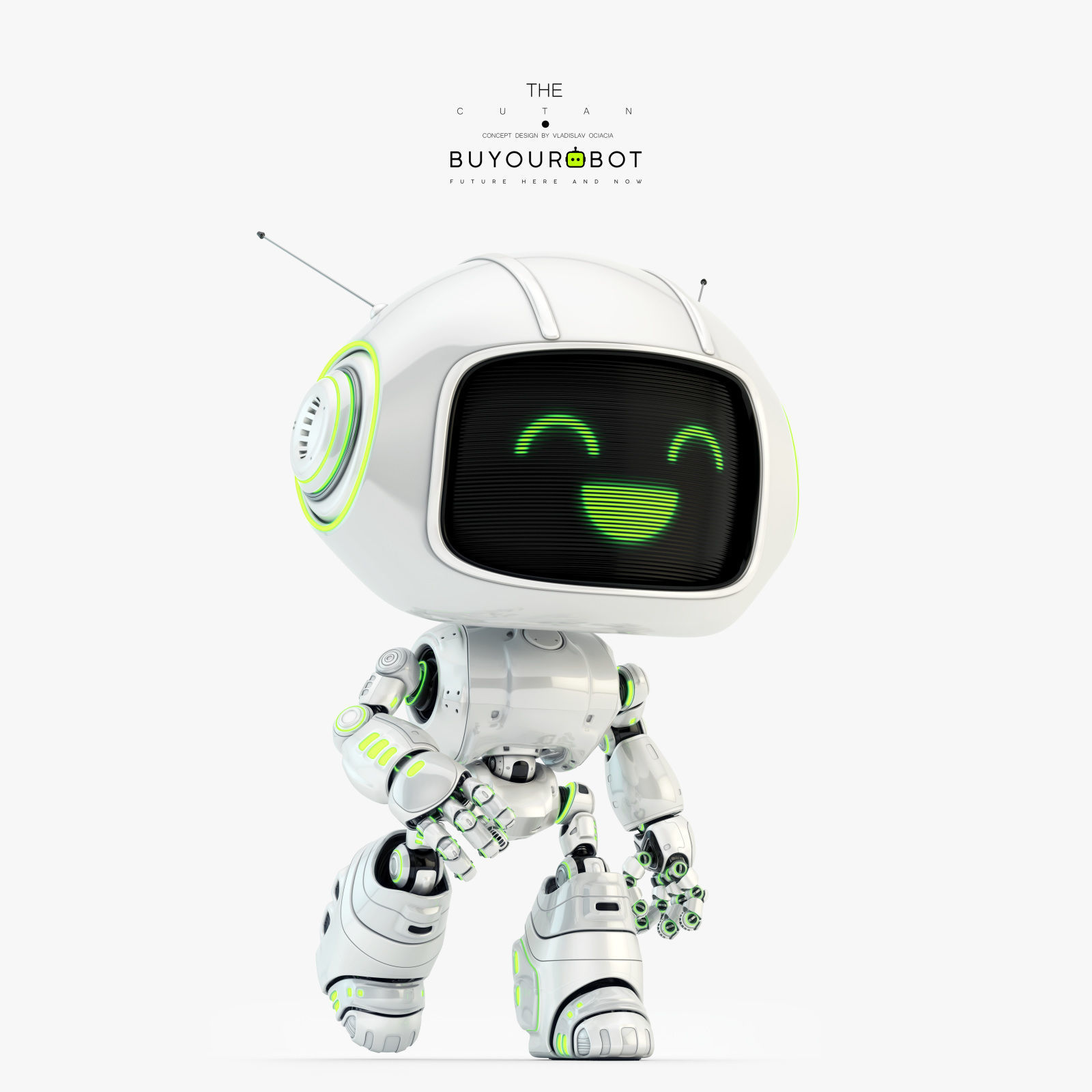 Lovely robot - companion IX 3D model_1