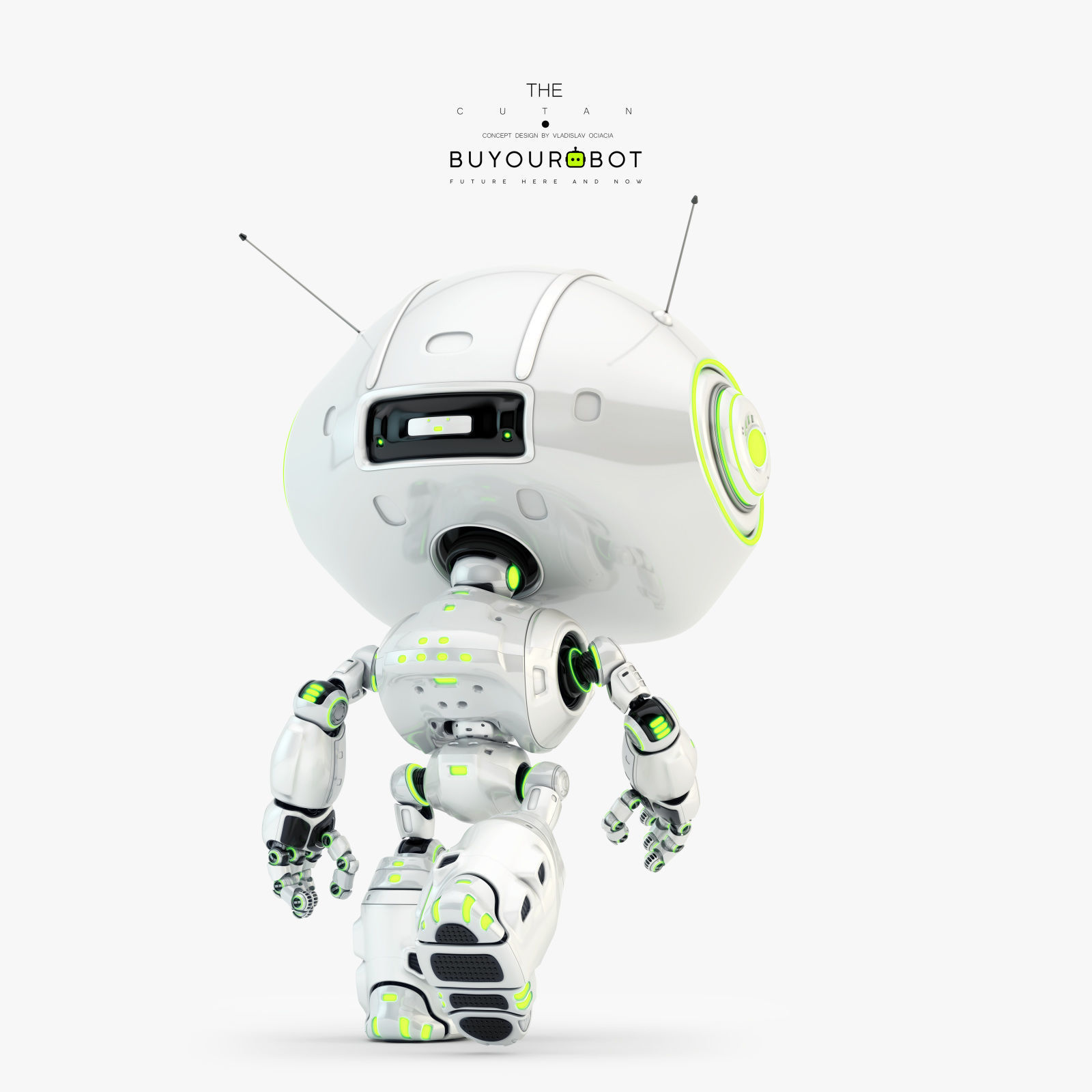 Lovely robot - companion IX 3D model_3