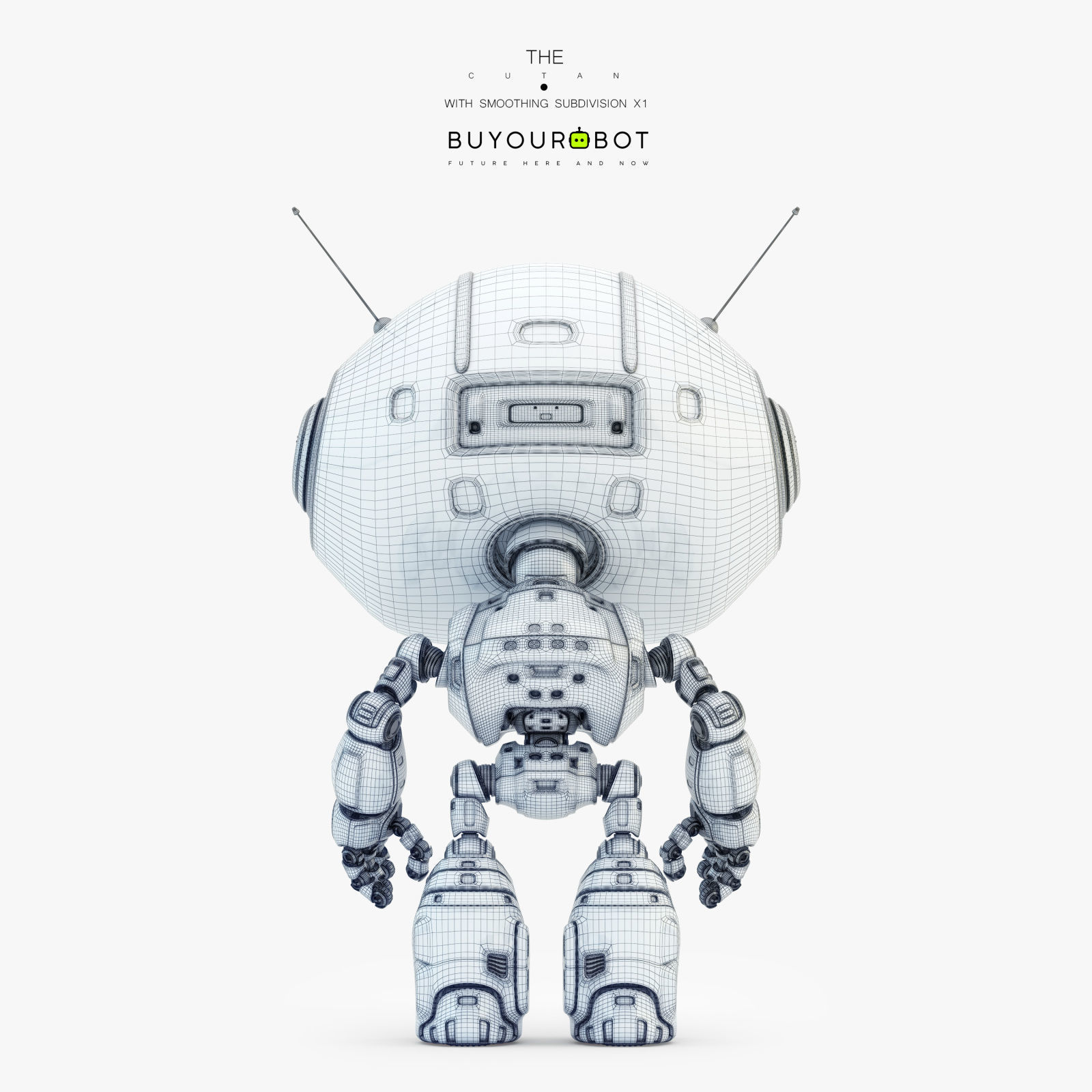 Lovely robot - companion IX 3D model_7