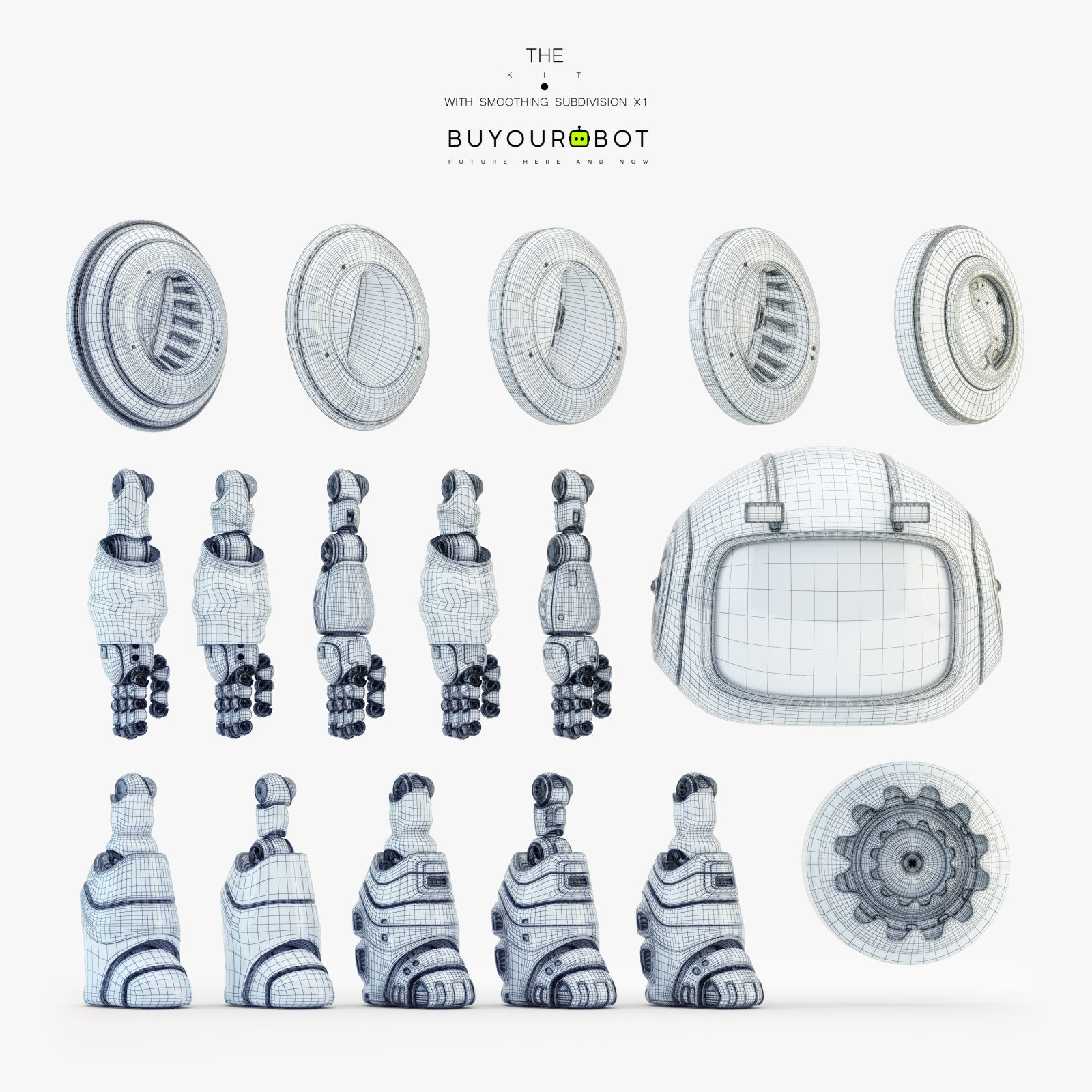 Lovely robot - companion IX 3D model_5