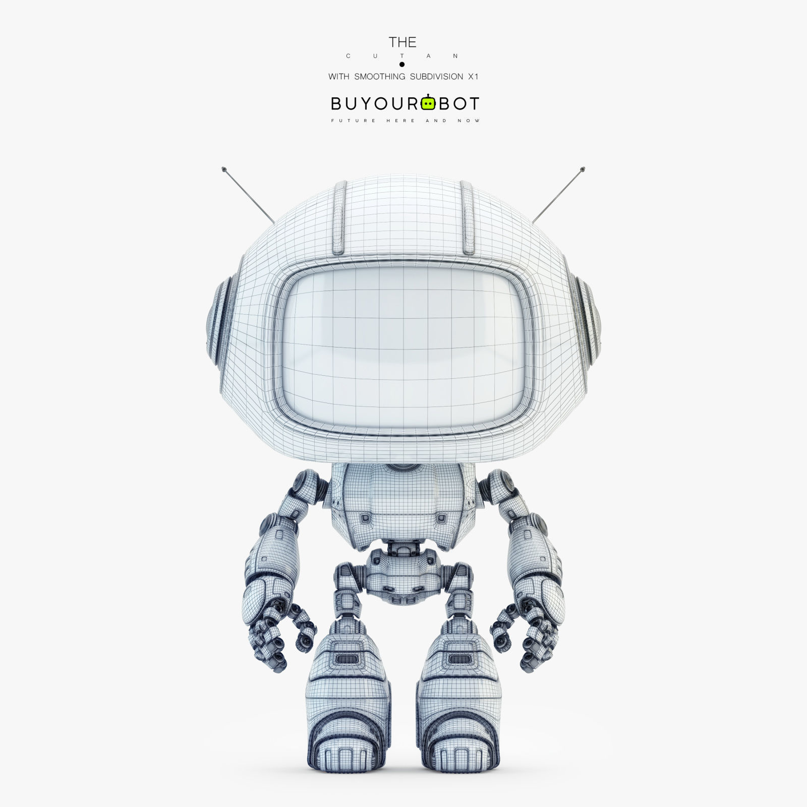 Lovely robot - companion IX 3D model_6