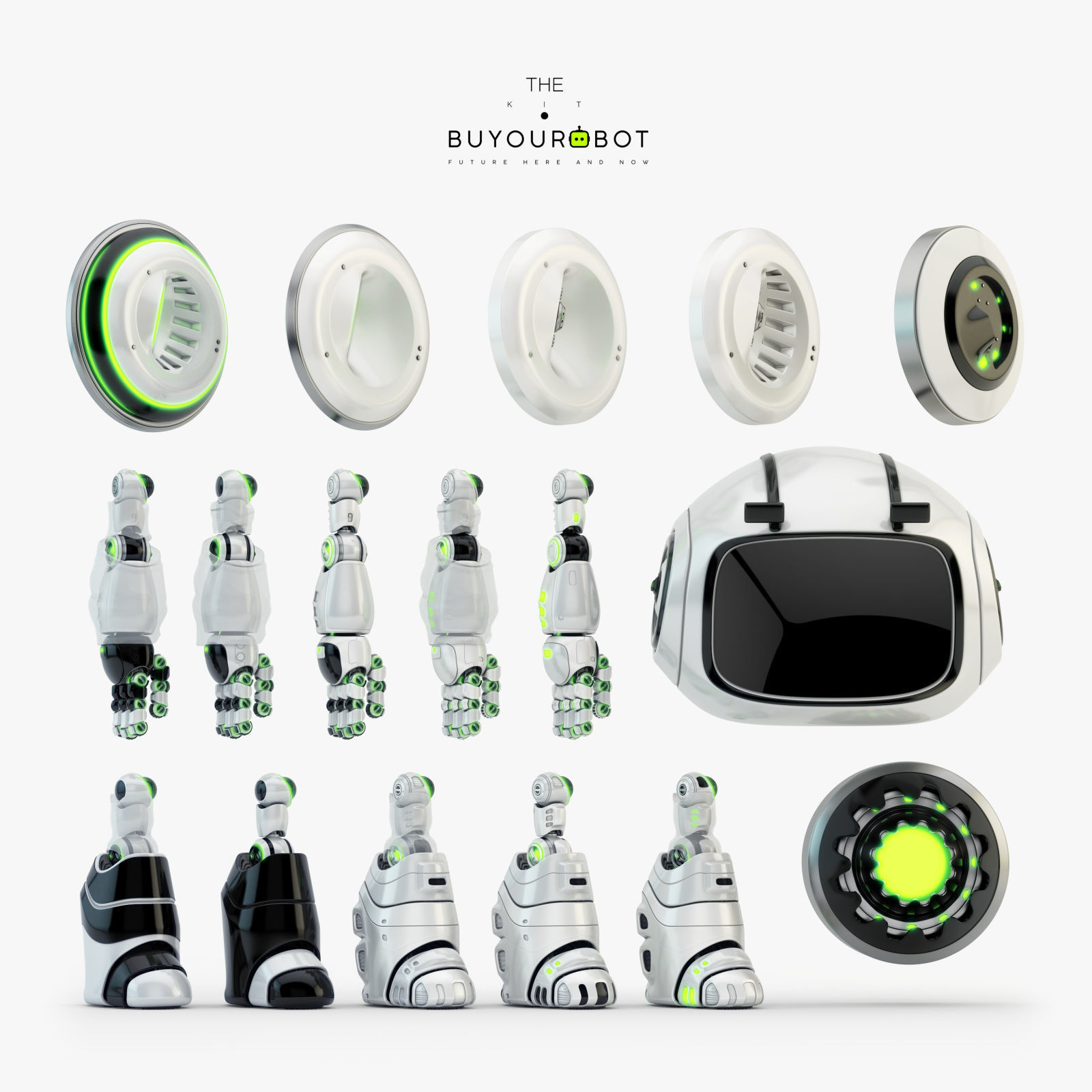 Lovely robot - companion IX 3D model_4