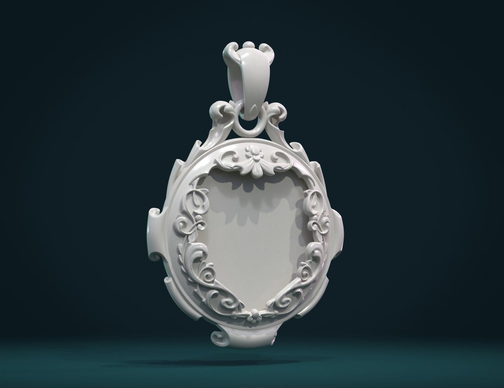 Empty Pendant II 3D print model_3