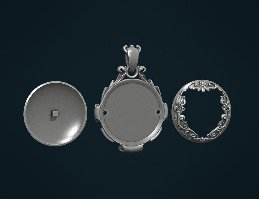 Empty Pendant II 3D print model_19