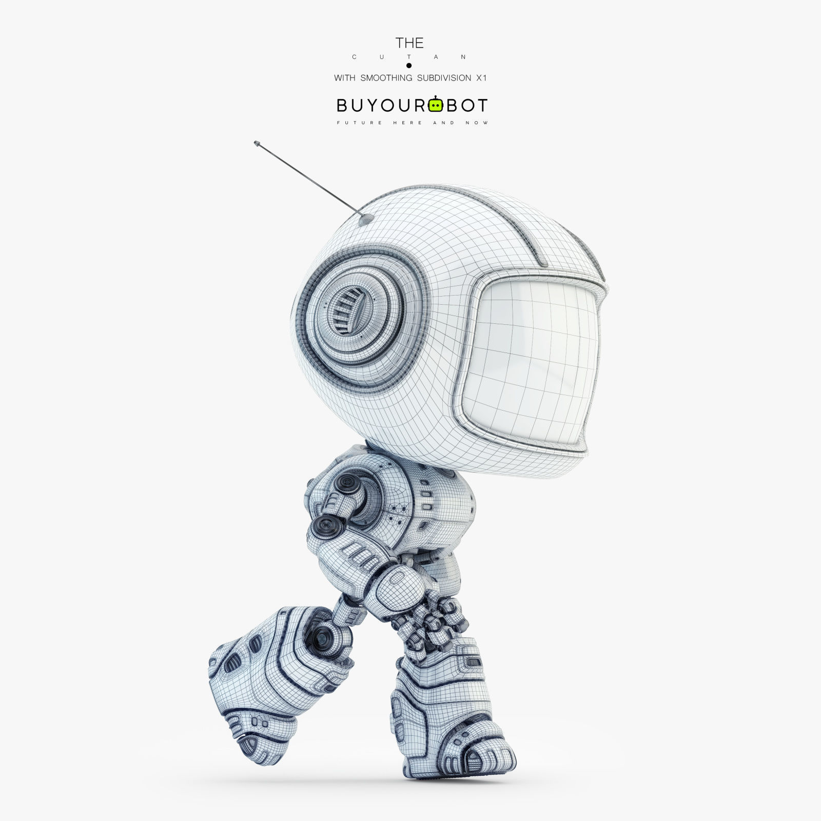 Lovely robot - companion VIII 3D model_9