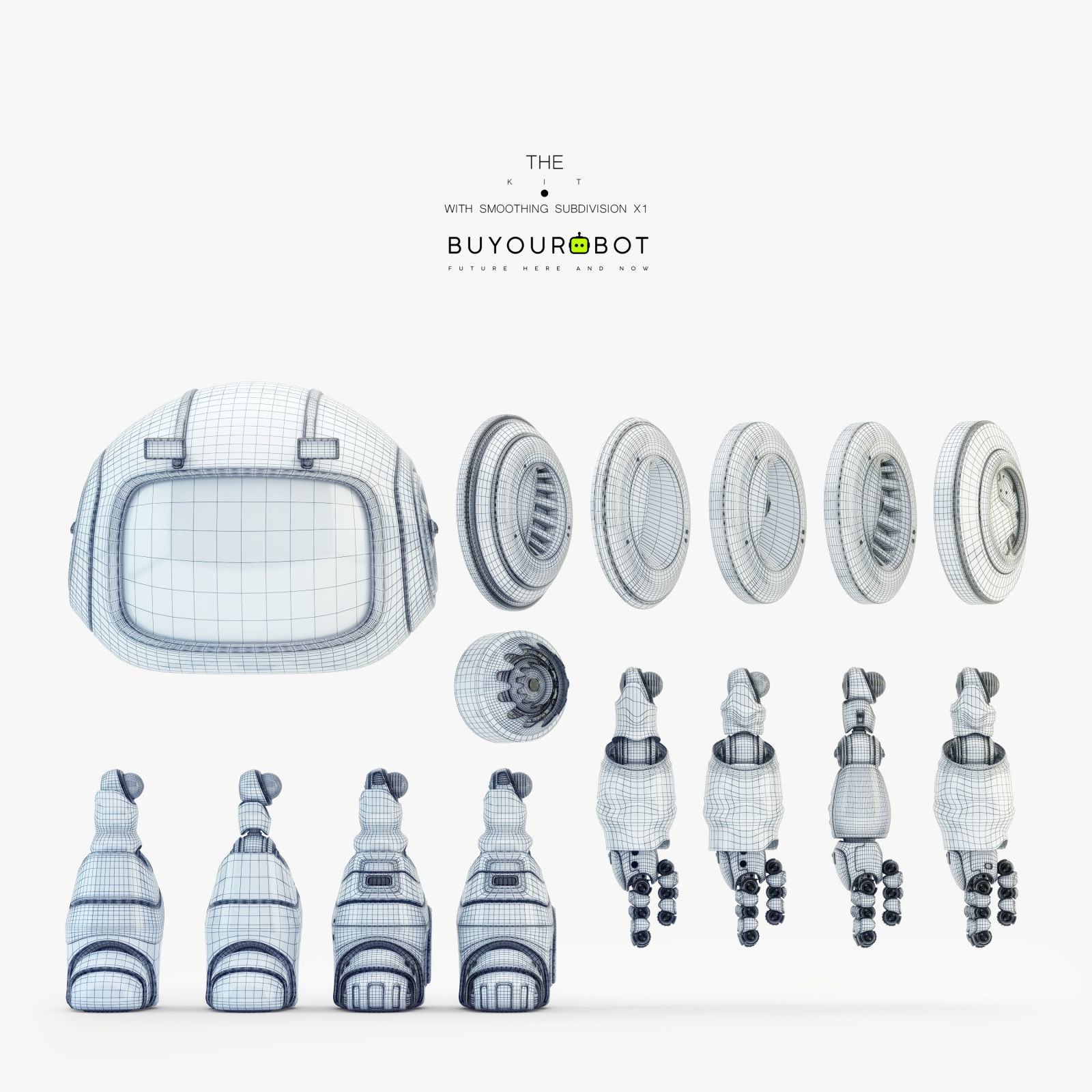 Lovely robot - companion VIII 3D model_6