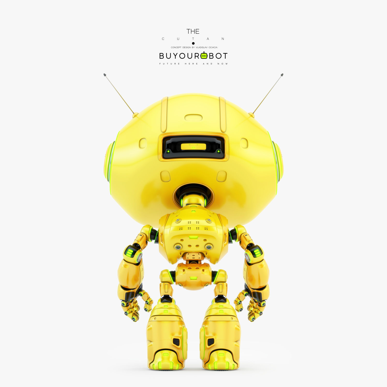 Lovely robot - companion VIII 3D model_4