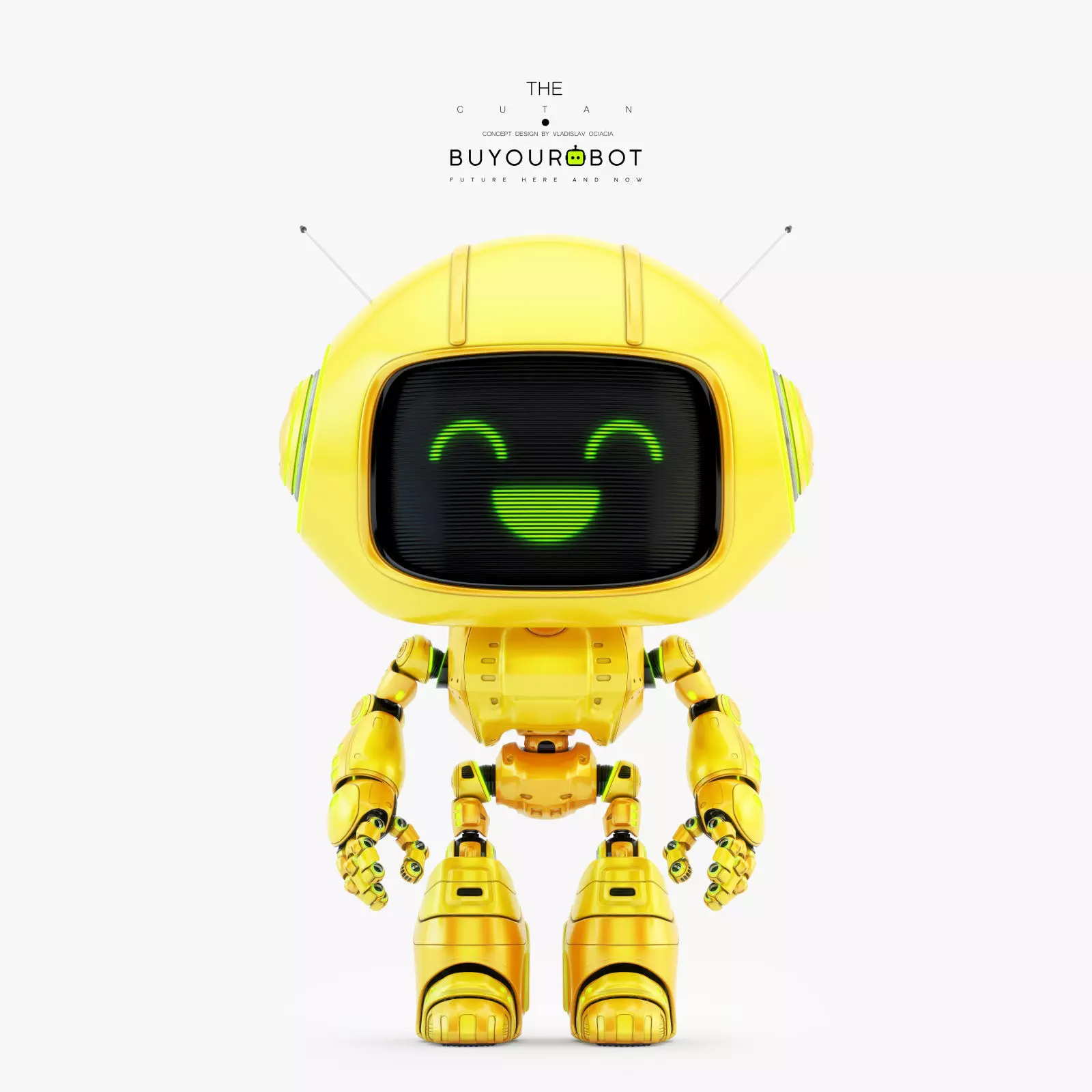 Lovely robot - companion VIII 3D model_0