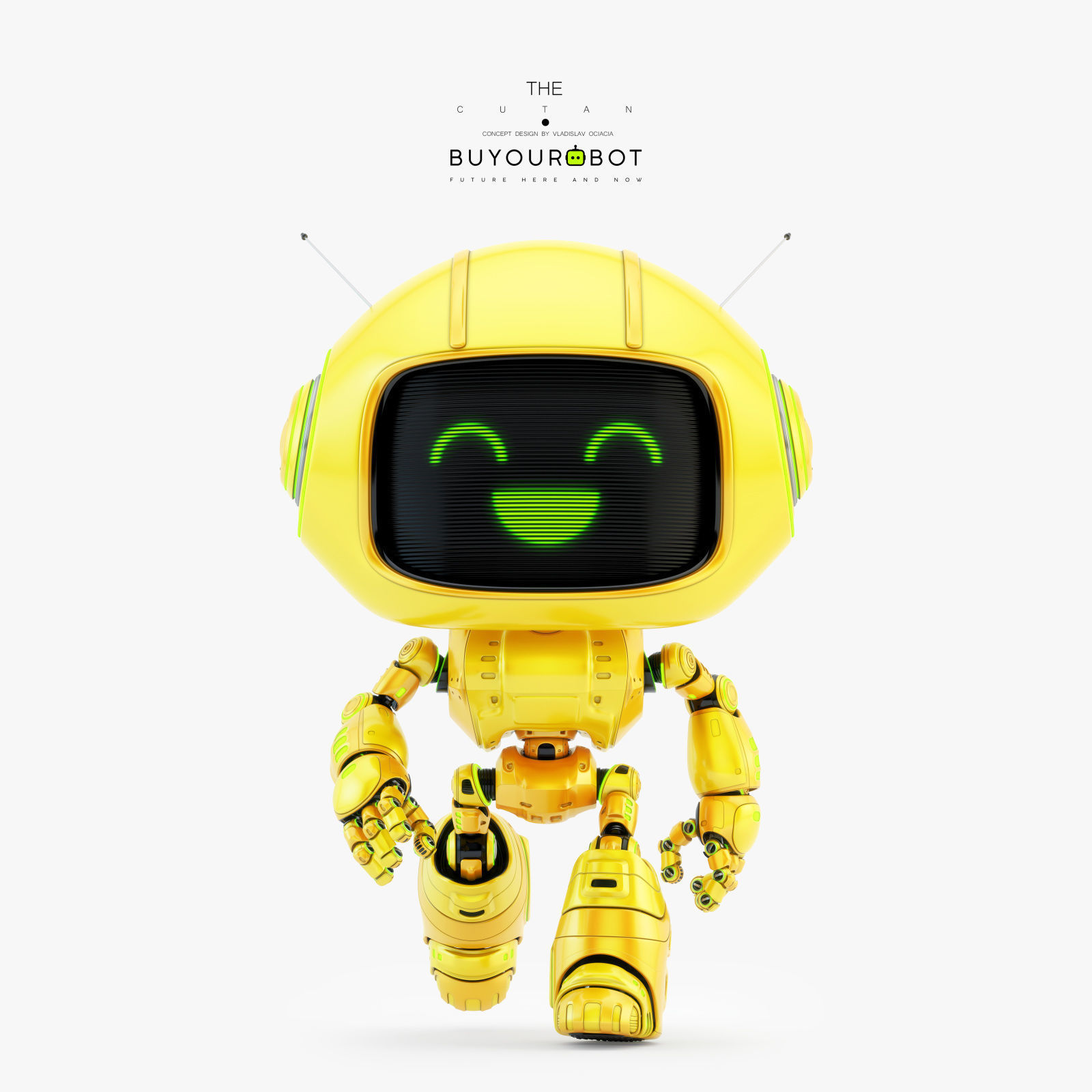 Lovely robot - companion VIII 3D model_1