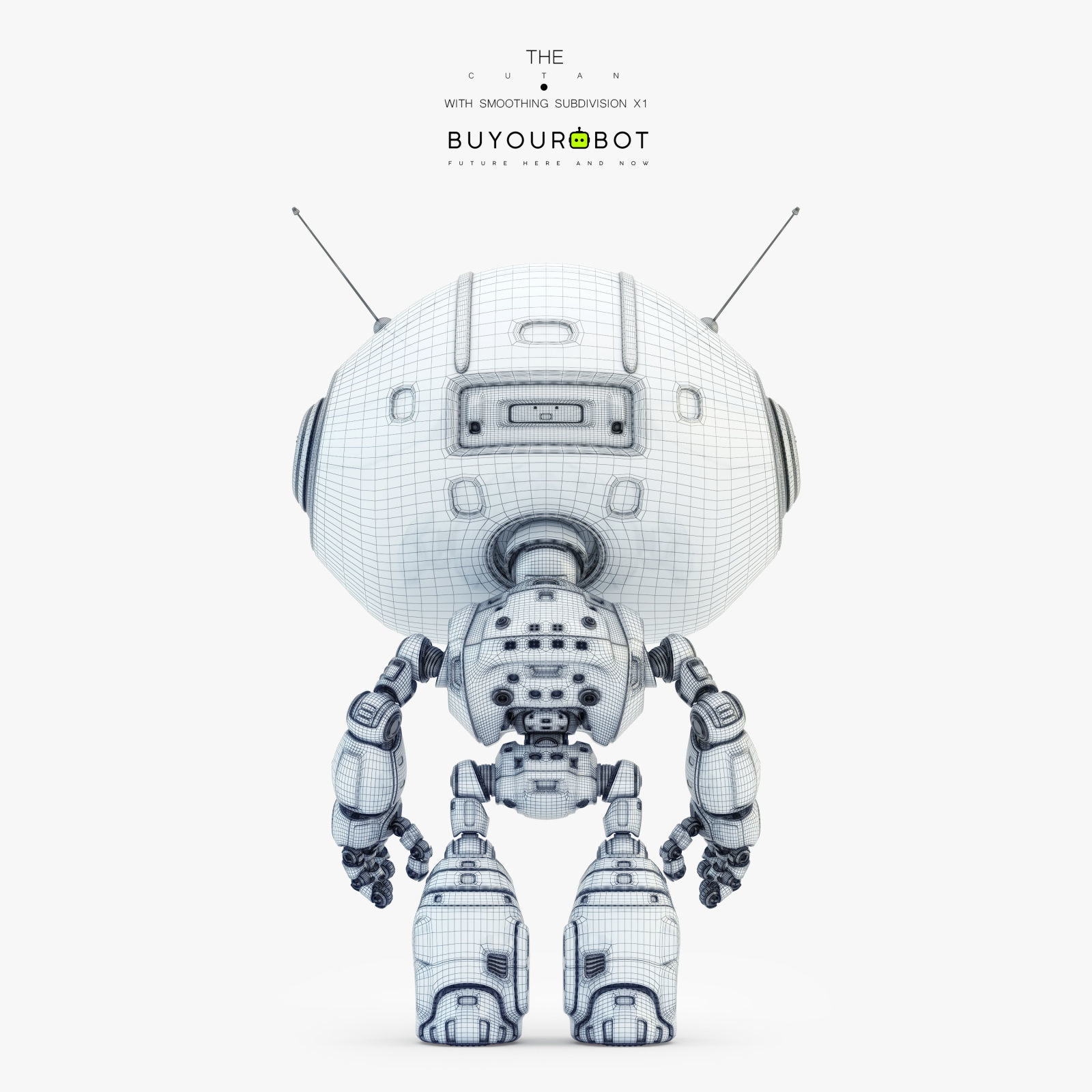 Lovely robot - companion VIII 3D model_8