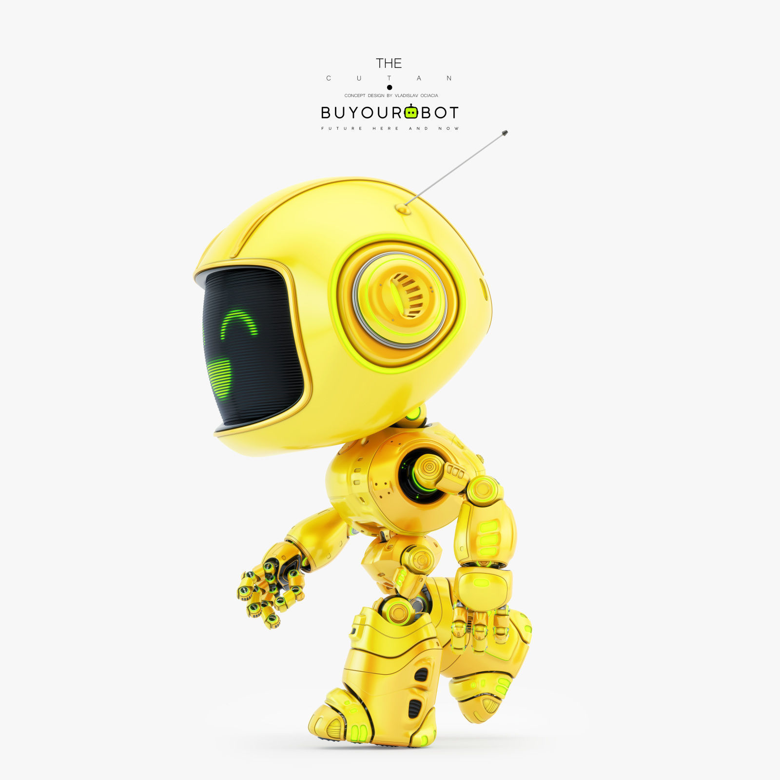 Lovely robot - companion VIII 3D model_3