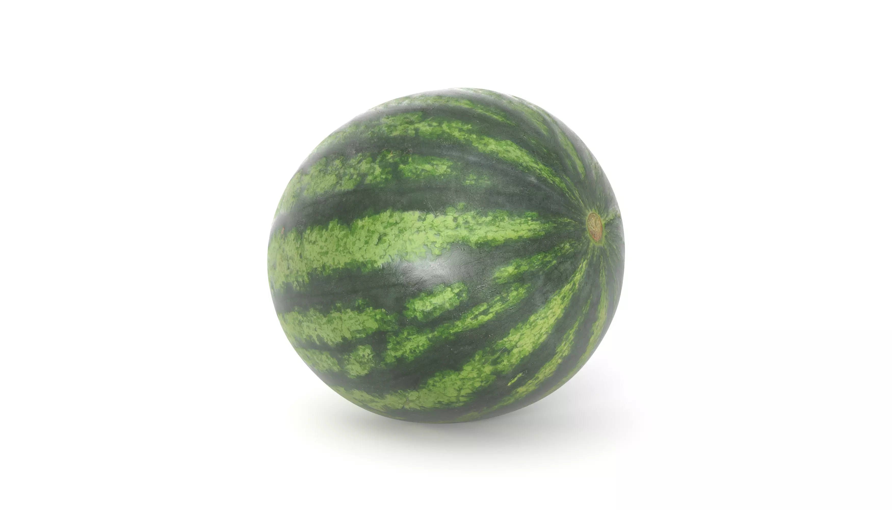 Watermelon 3D model  Photoscan  Melon Low-poly 3D model_0
