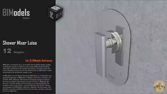 0112 Shower Mixer Luisa