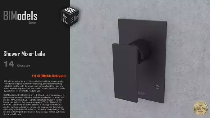 0114 Shower Mixer Laila