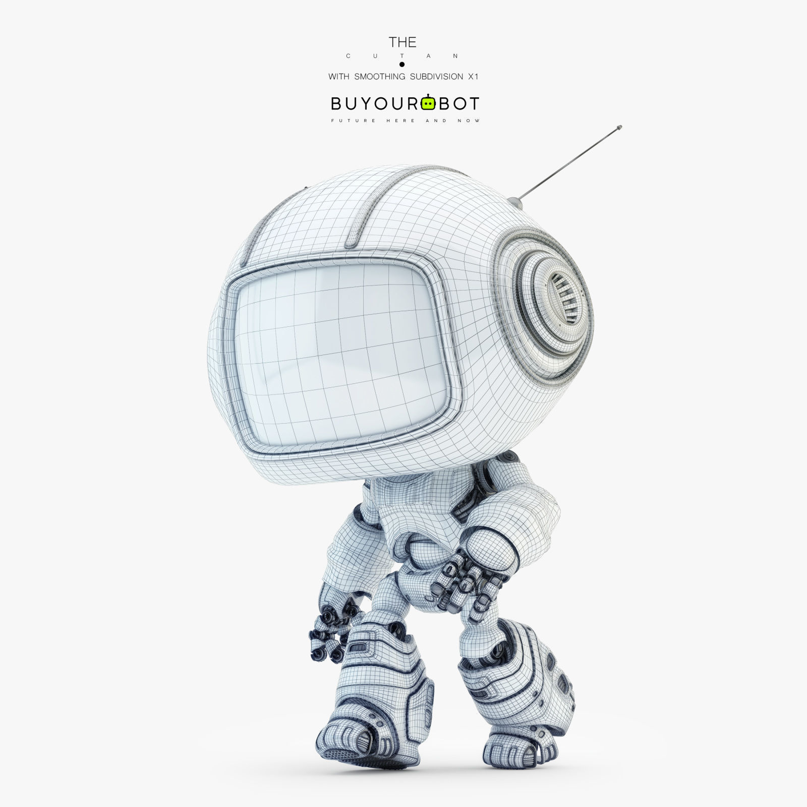 Lovely robot - companion VII 3D model_8