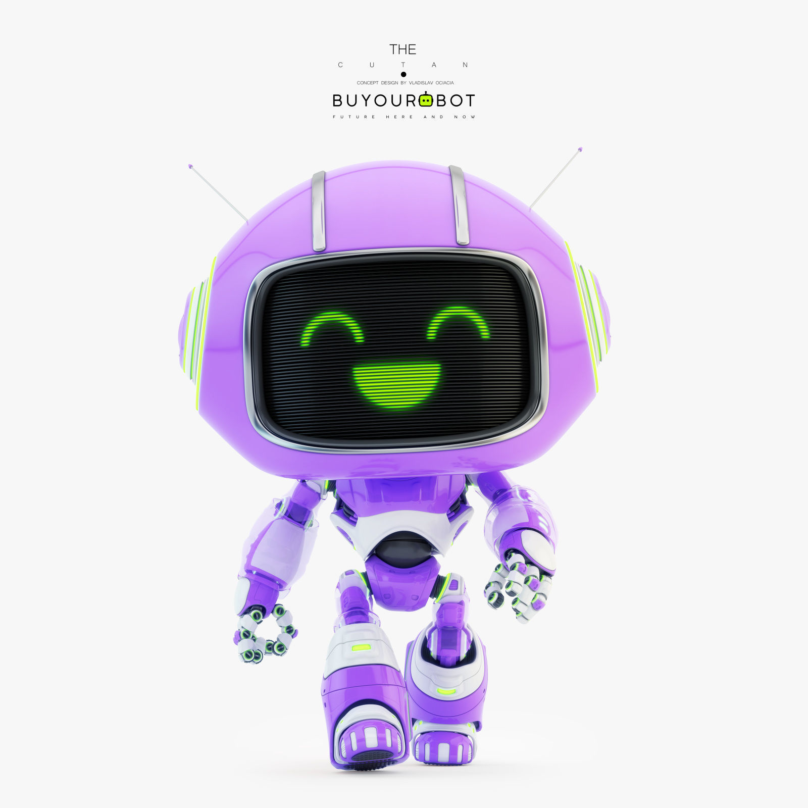 Lovely robot - companion VII 3D model_1
