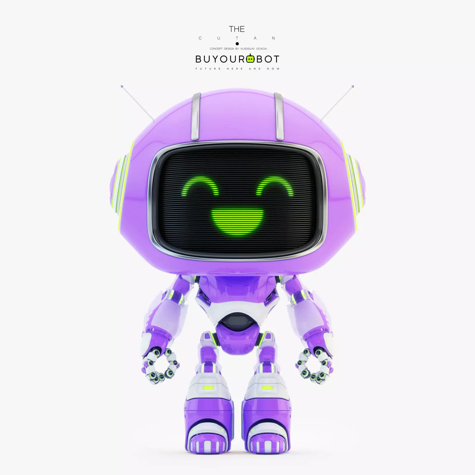 Lovely robot - companion VII 3D model_0