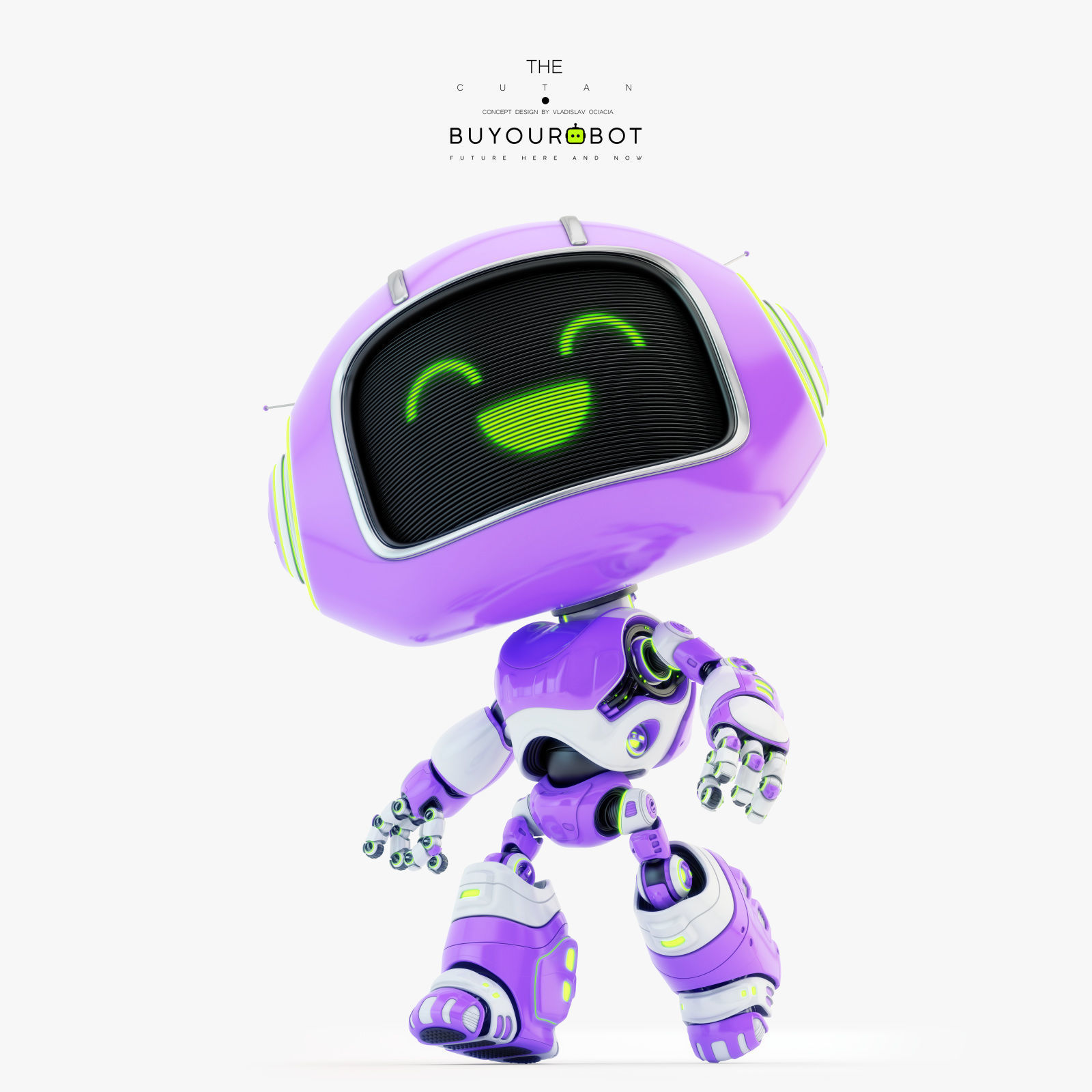 Lovely robot - companion VII 3D model_3