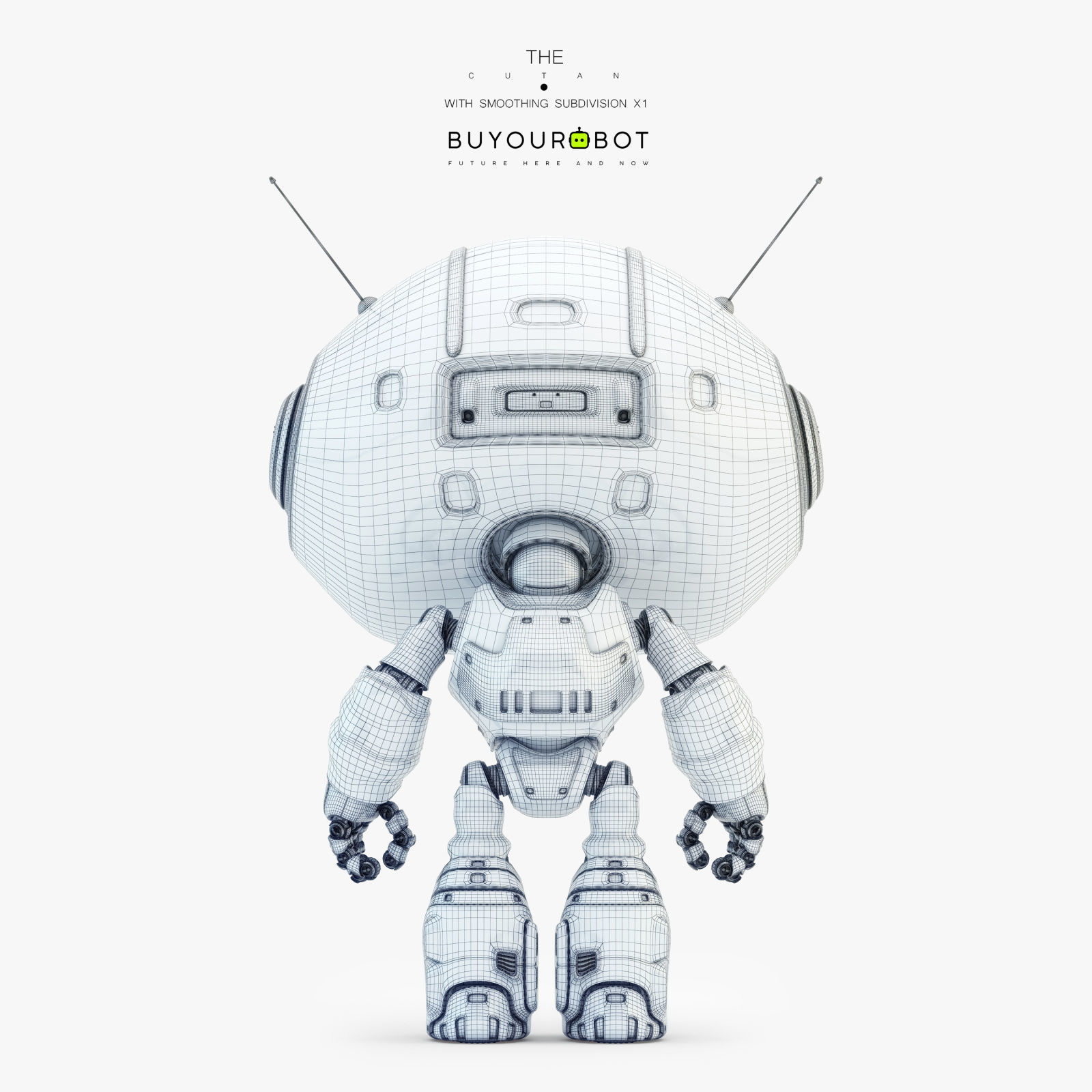 Lovely robot - companion VII 3D model_7