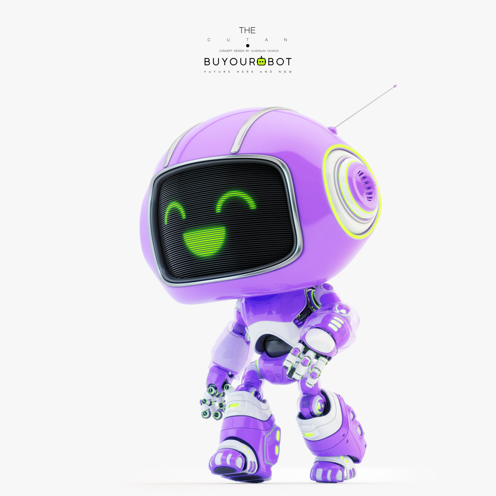 Lovely robot - companion VII 3D model_2