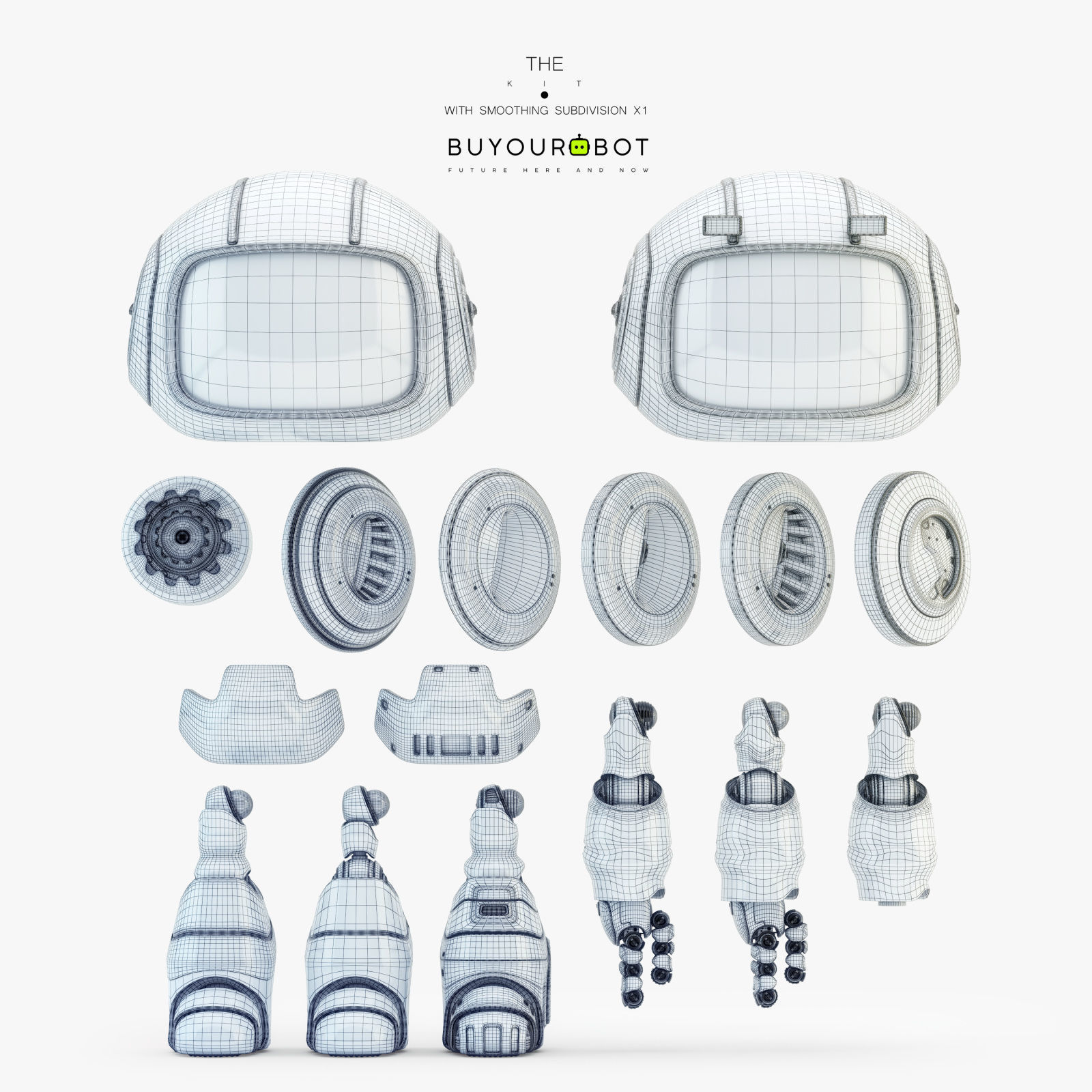 Lovely robot - companion VII 3D model_5