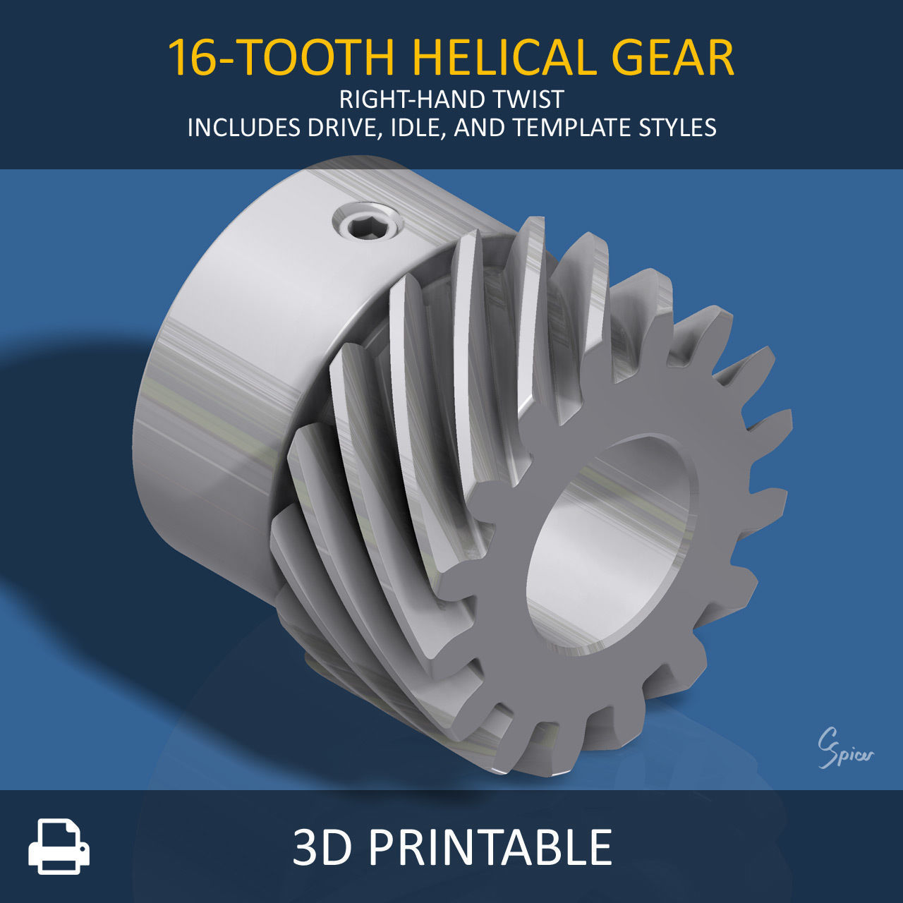 Ultimate Gear Collection 3D print model_53