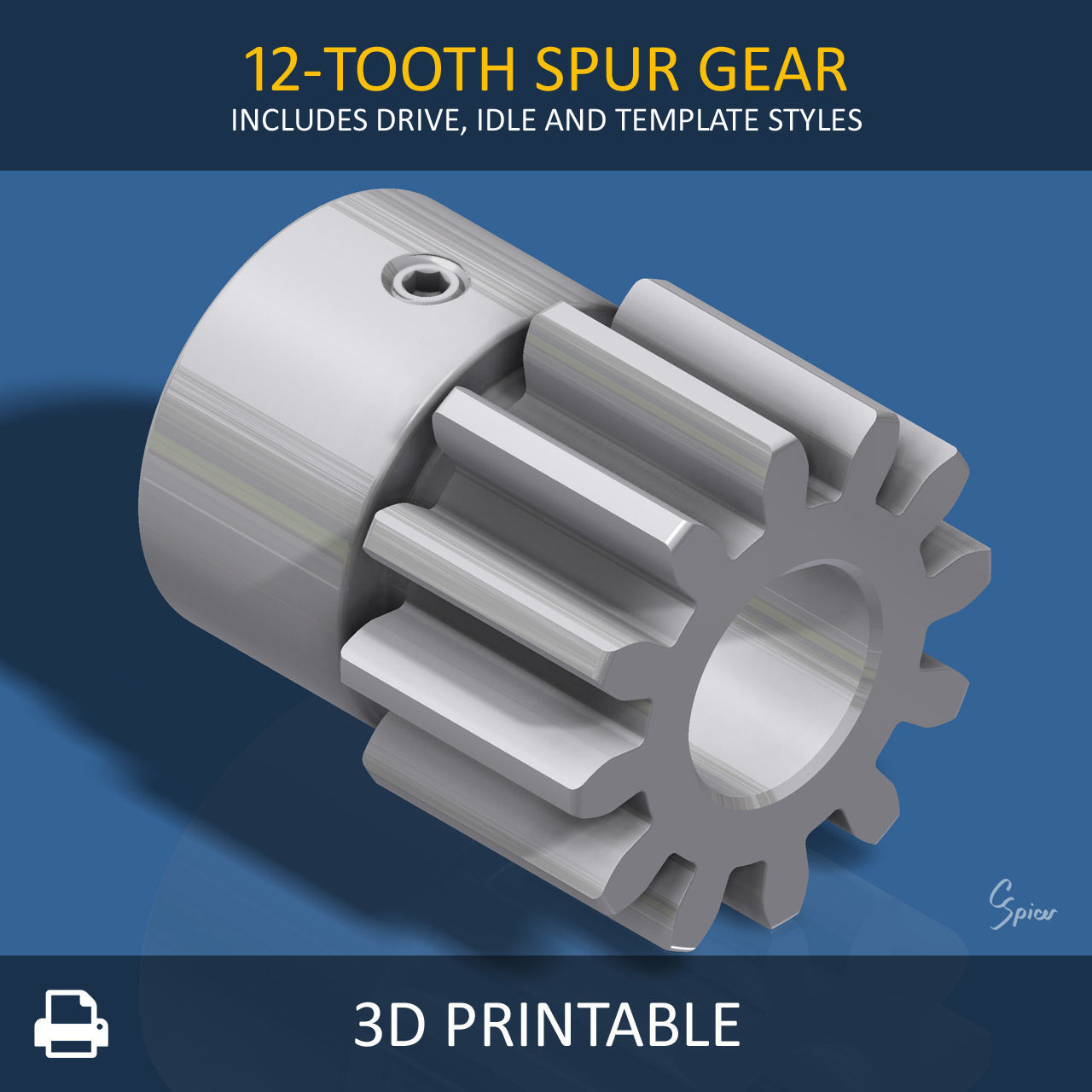 Ultimate Gear Collection 3D print model_31