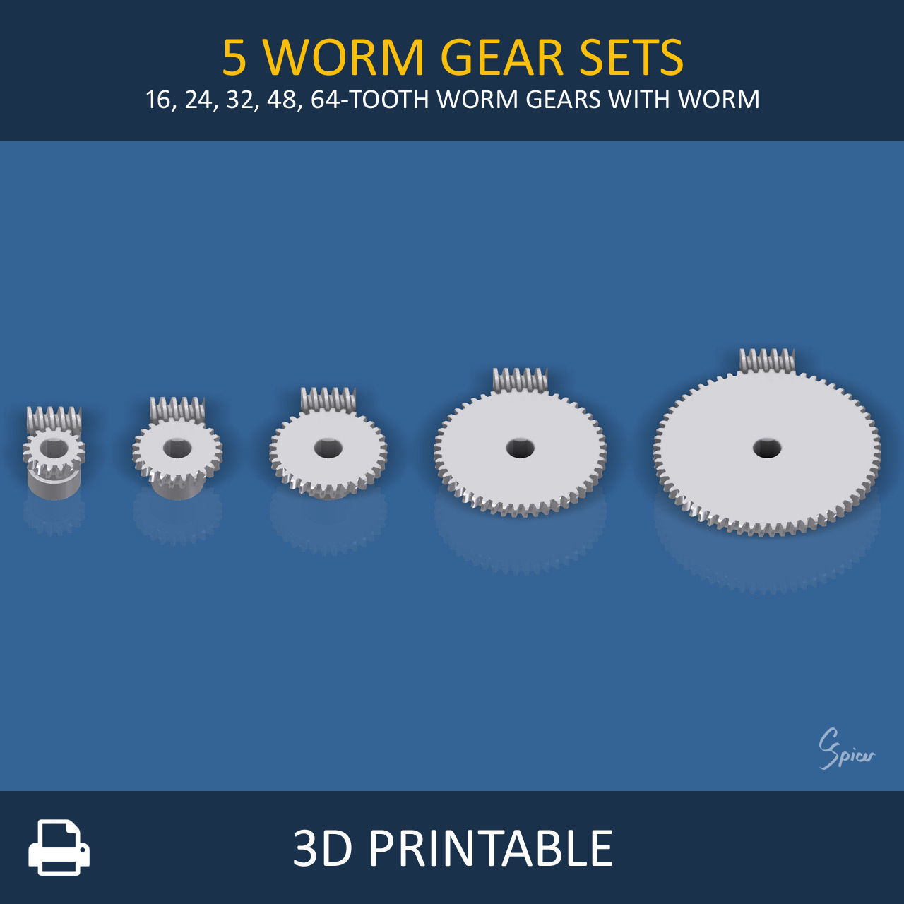 Ultimate Gear Collection 3D print model_14
