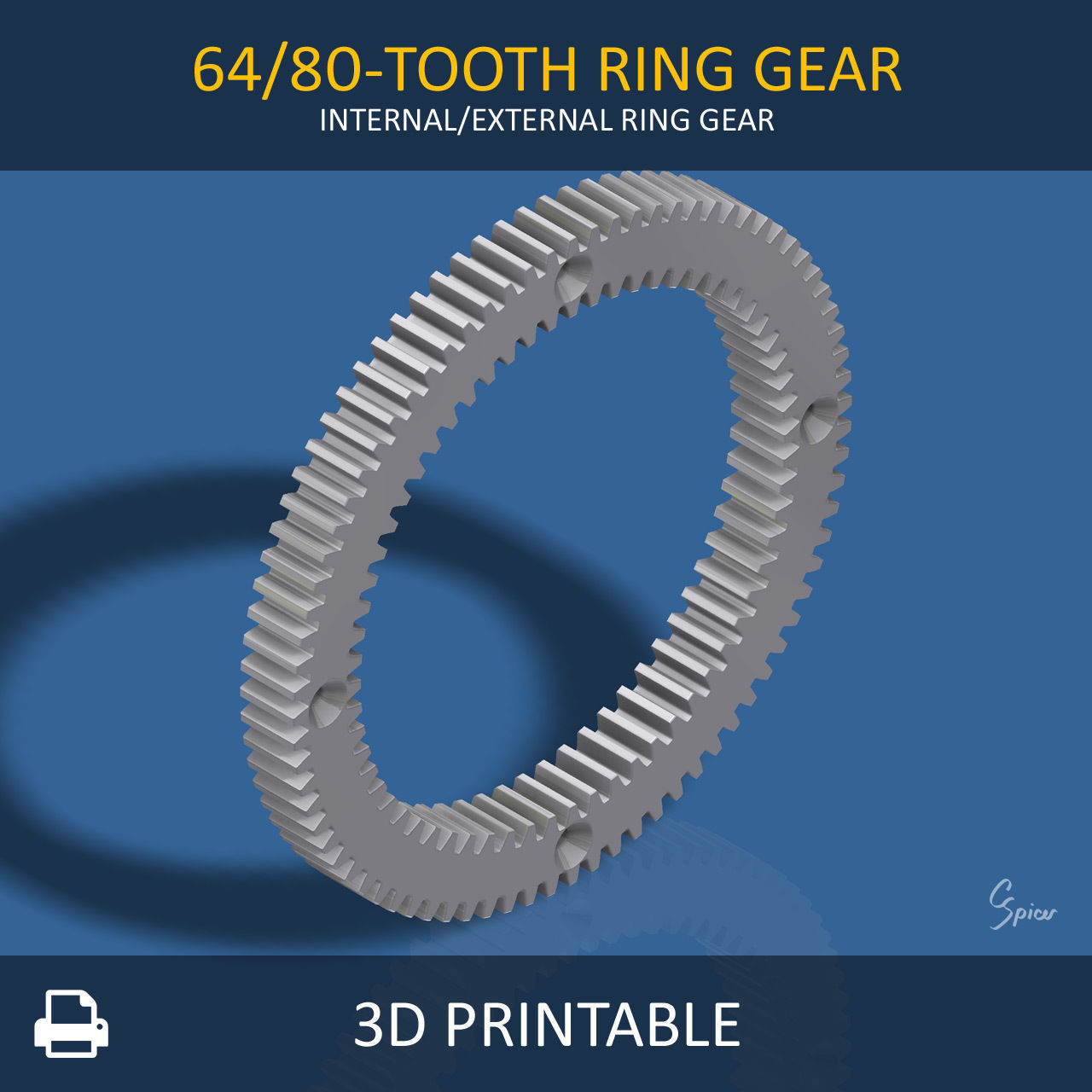 Ultimate Gear Collection 3D print model_48