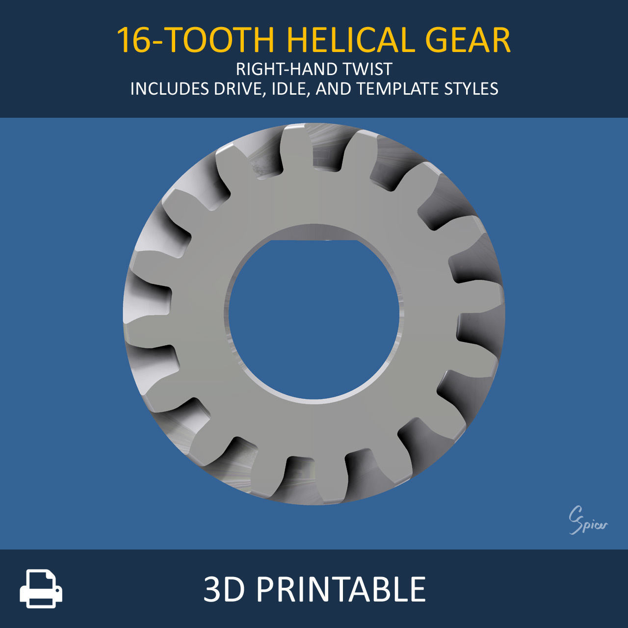 Ultimate Gear Collection 3D print model_52