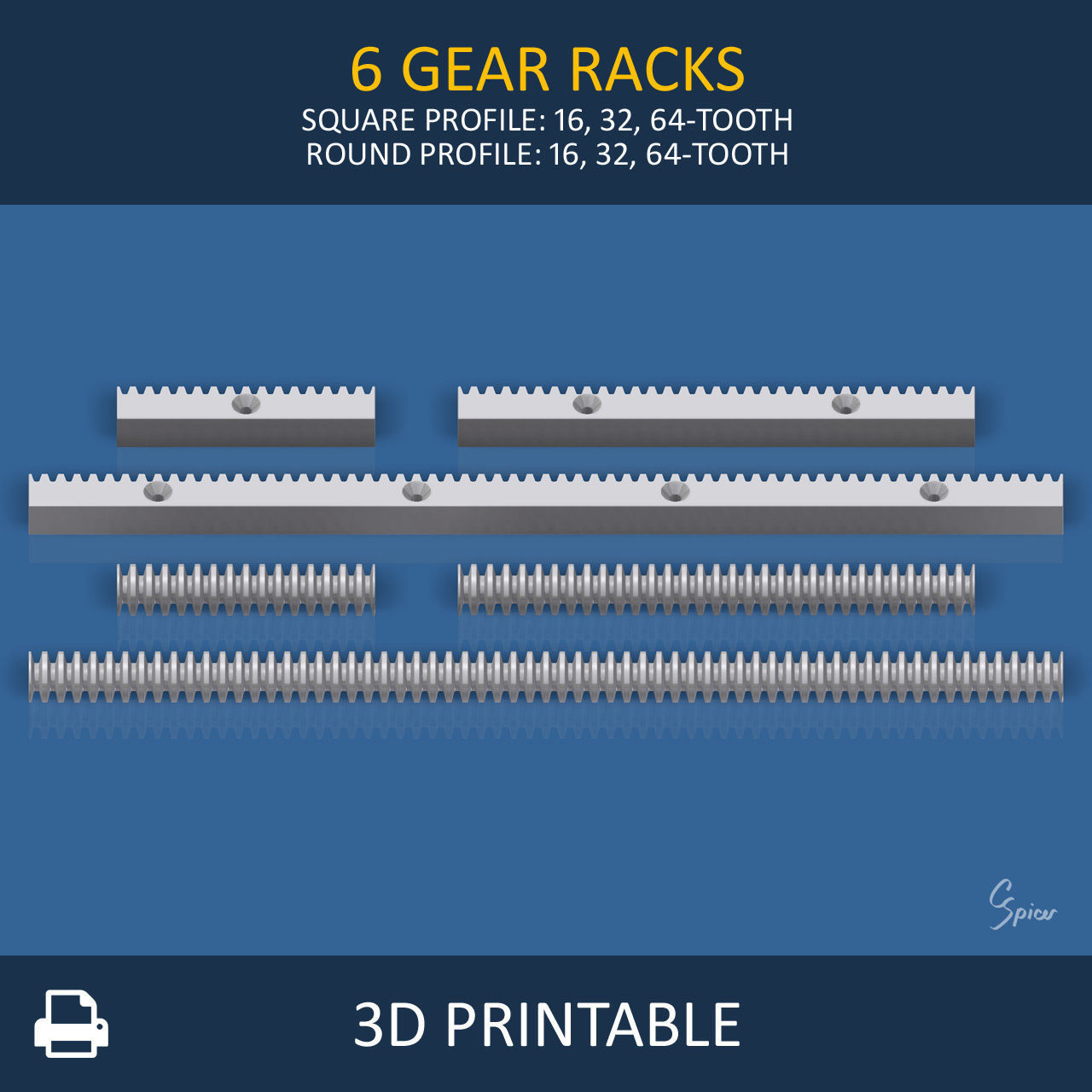 Ultimate Gear Collection 3D print model_9