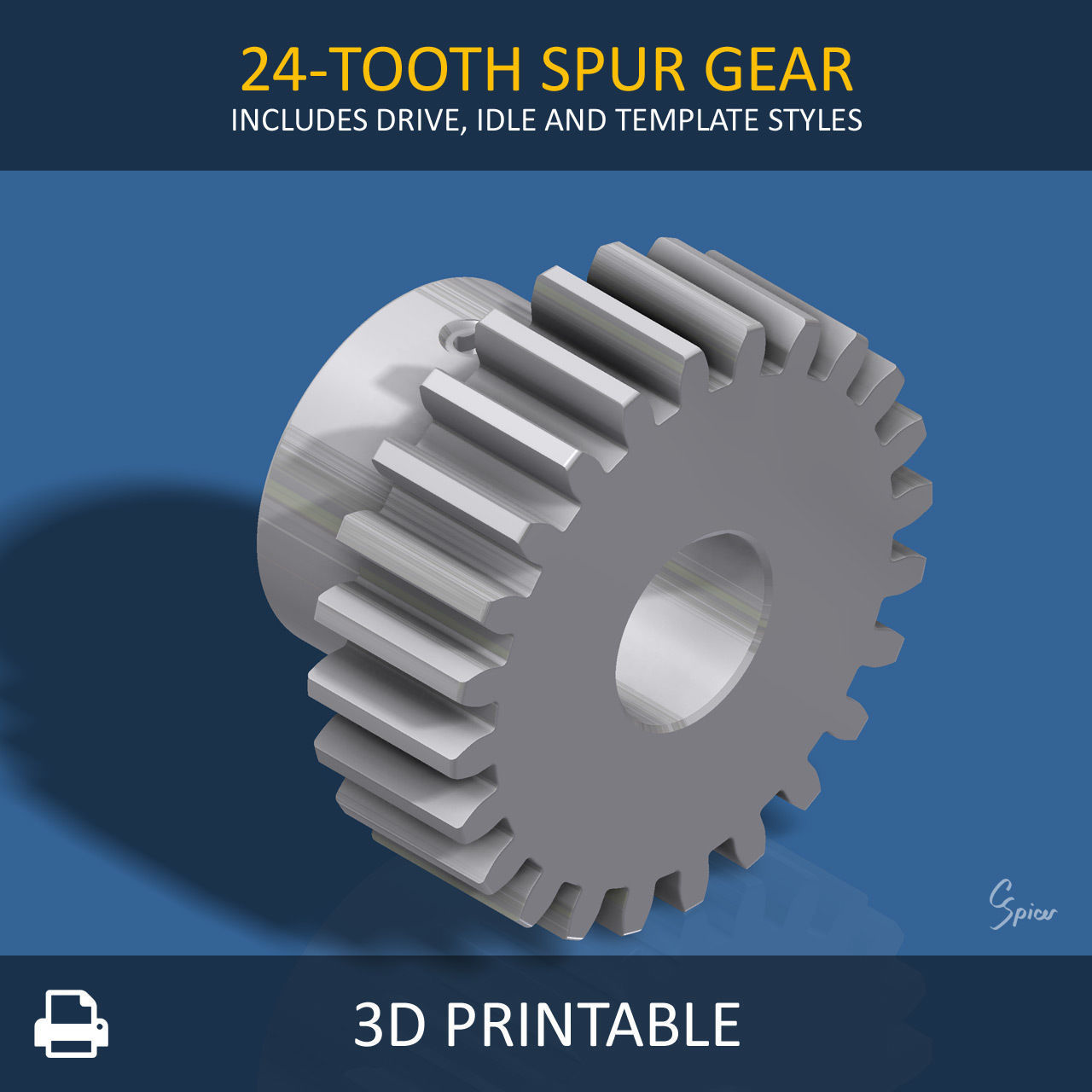 Ultimate Gear Collection 3D print model_35