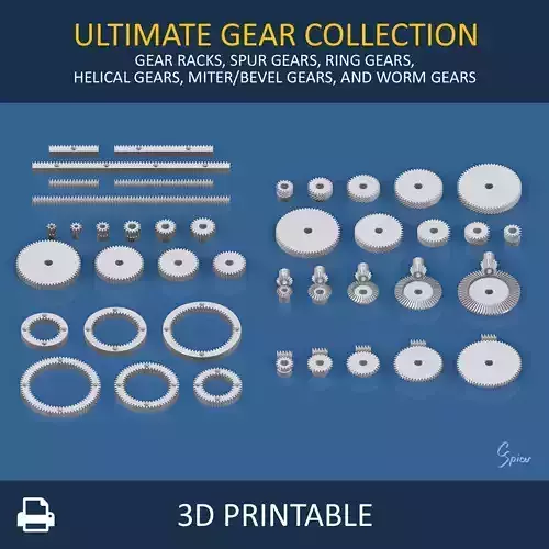 Ultimate Gear Collection 3D print model
