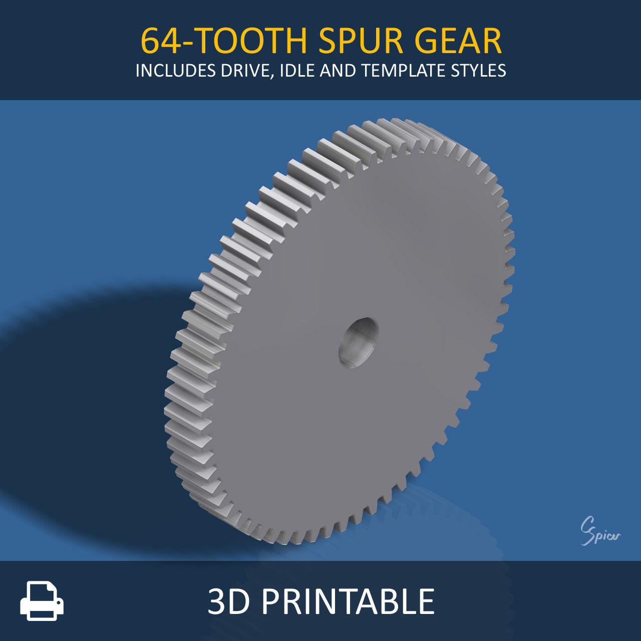 Ultimate Gear Collection 3D print model_39
