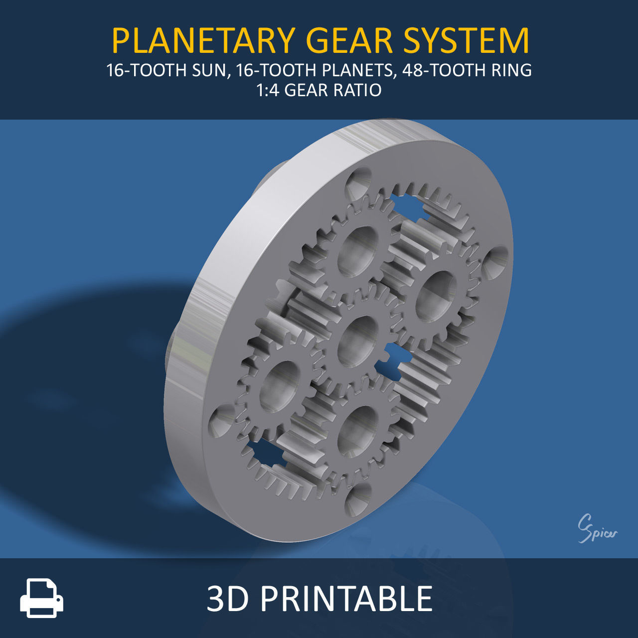 Ultimate Gear Collection 3D print model_50