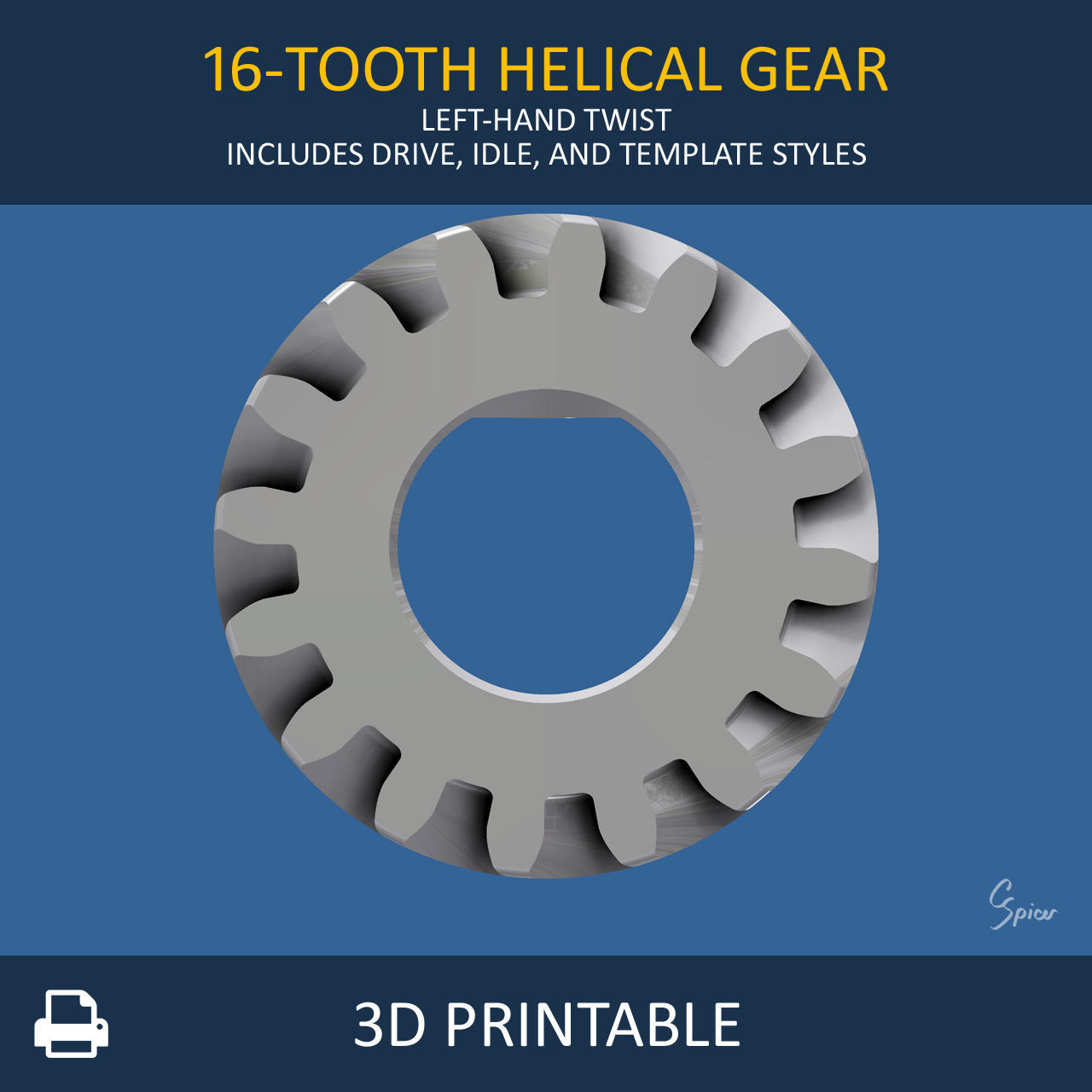 Ultimate Gear Collection 3D print model_58