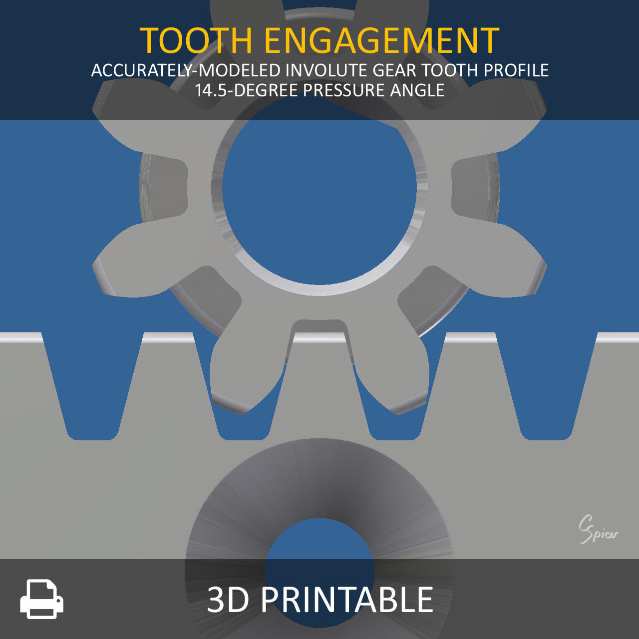 Ultimate Gear Collection 3D print model_28