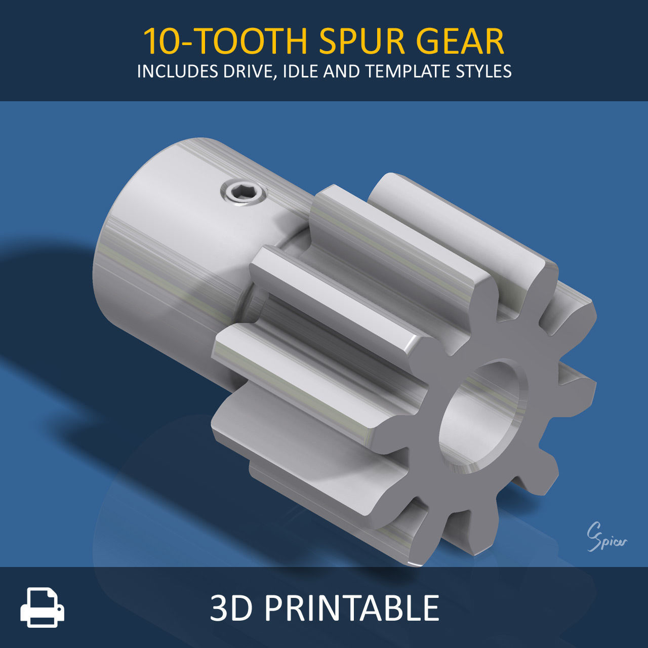 Ultimate Gear Collection 3D print model_30